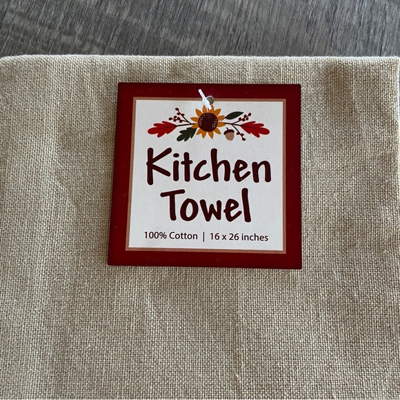 NWT Fall Table Runner 13” x 69” + Thanksgiving Kitchen Towel - Picture 10 of 12